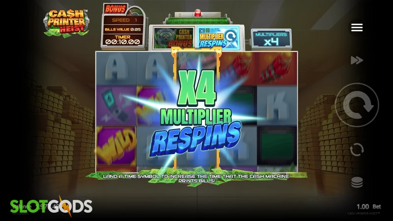 Cash Printer Heist Slot - Screenshot 4