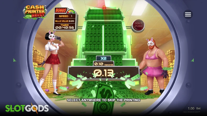 Cash Printer Heist Slot - Screenshot 3