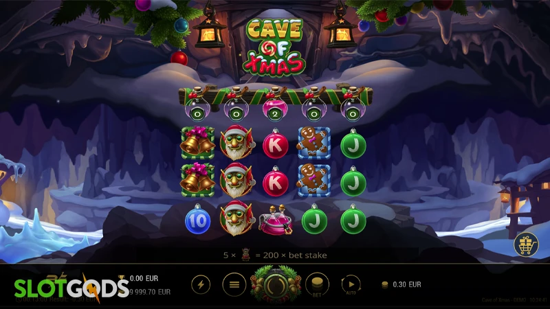 Cave of Xmas Slot - Screenshot 