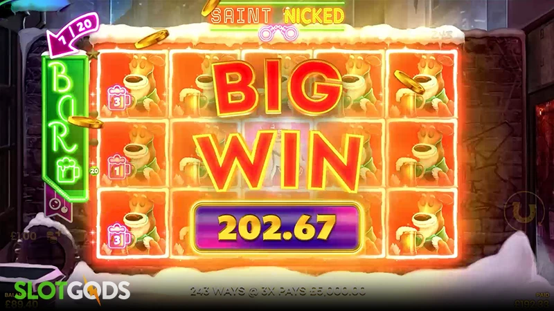 Saint Nicked Slot - Screenshot 4