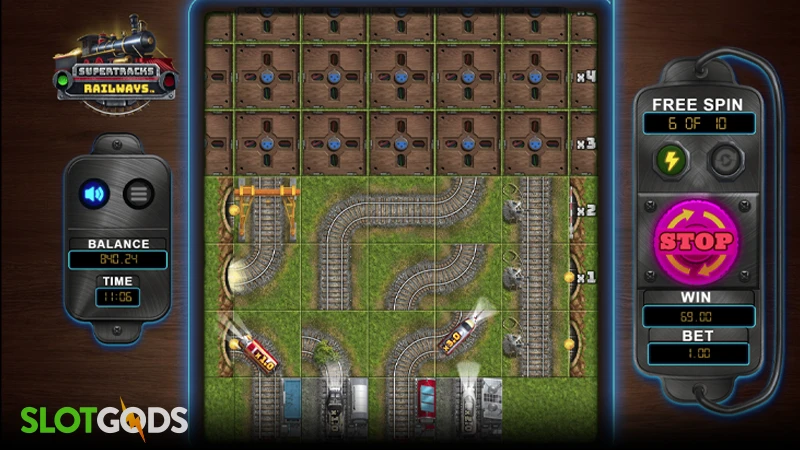 SuperTracks Railways Slot - Screenshot 3
