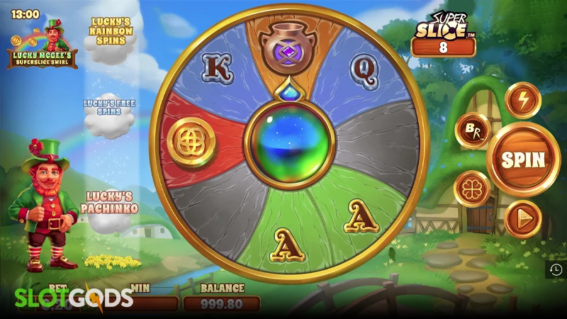 Lucky McGee's SuperSlice Swirl Slot - Screenshot 
