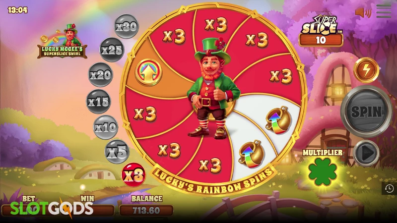 Lucky McGee's SuperSlice Swirl Slot - Screenshot 2