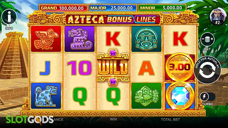 Azteca Bonus Lines Slot - Screenshot 