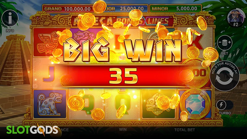 Azteca Bonus Lines Slot - Screenshot 3