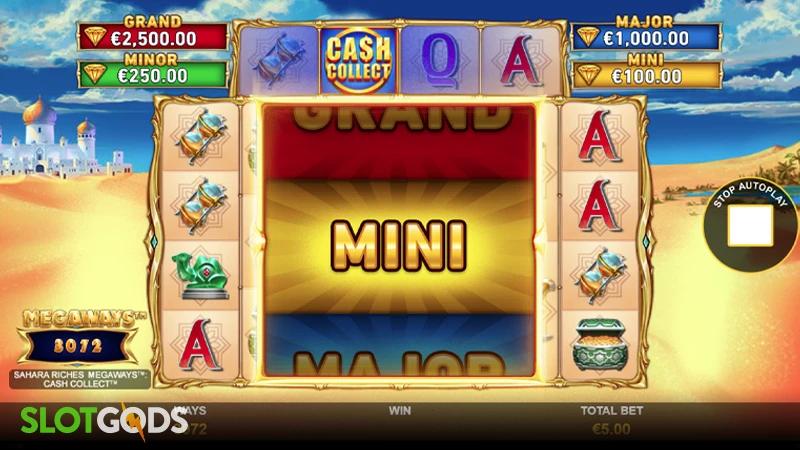 Sahara Riches Megaways Cash Collect Slot - Screenshot 3