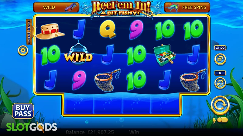 Reel 'Em In! A Bit Fishy Slot - Screenshot 