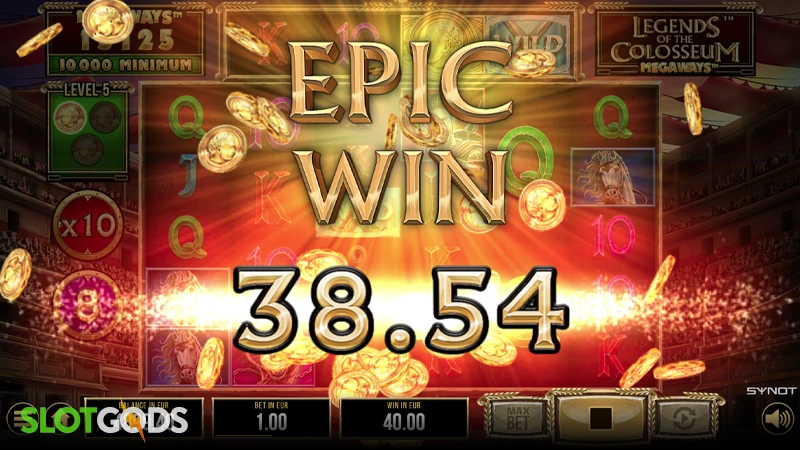 Legends of the Colosseum Megaways Slot - Screenshot 4