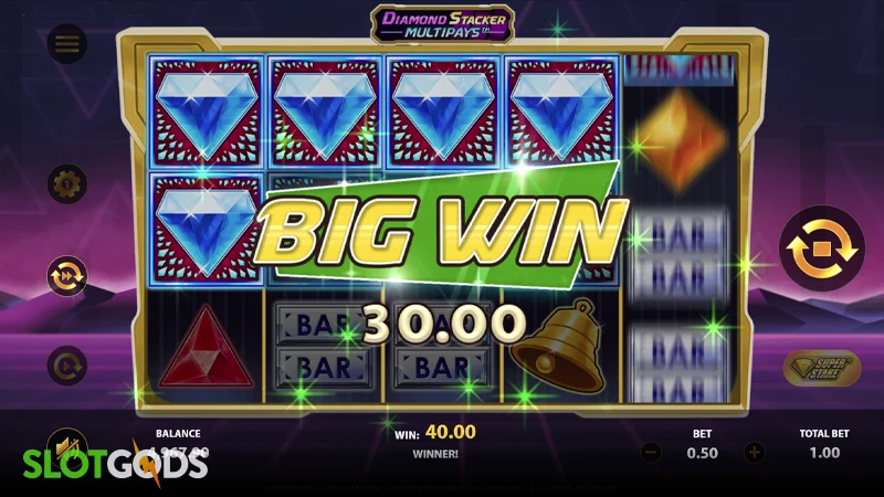 Diamond Stacker Multipays Slot - Screenshot 4