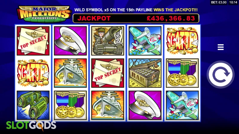 Major Millions Slot - Screenshot 3