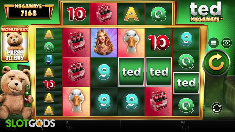 Ted Megaways Slot - Screenshot 