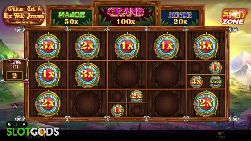 William Tell & The Wild Arrows Slot - Screenshot 2