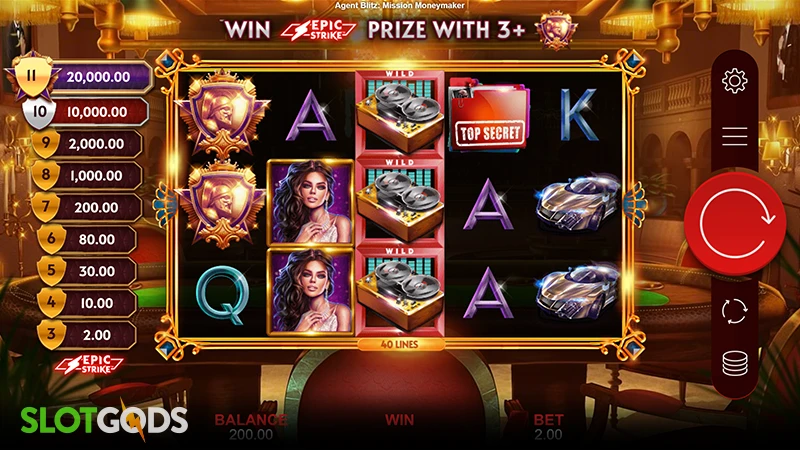 Agent Blitz: Mission Moneymaker Online Slot by All41 Studios