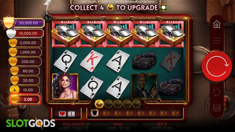 Agent Blitz: Mission Moneymaker Slot - Screenshot 2