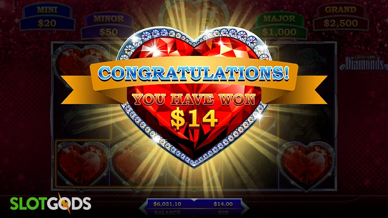 Lock It Link Diamonds Slot - Screenshot 4