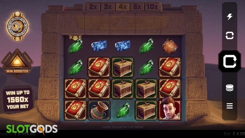 Jungle Jim and the Lost Sphinx Slot - Screenshot 