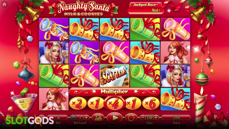 Naughty Santa Slot - Screenshot 