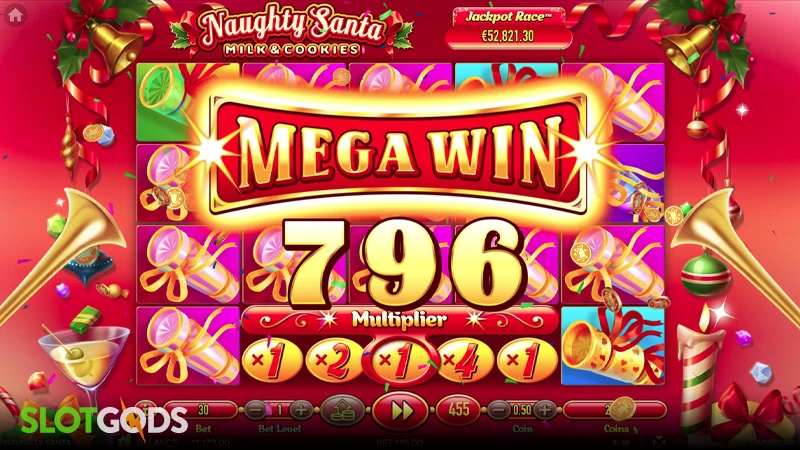 Naughty Santa Slot - Screenshot 4