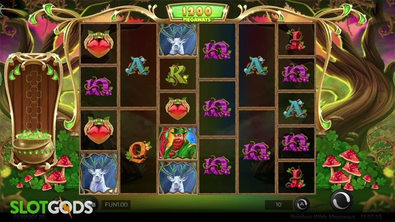 Rainbow Wilds Megaways Slot - Screenshot 