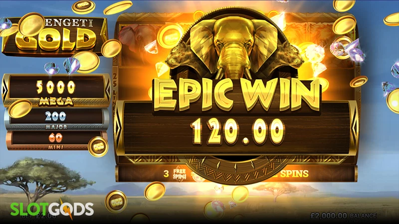 Serengeti Gold Slot - Screenshot 4
