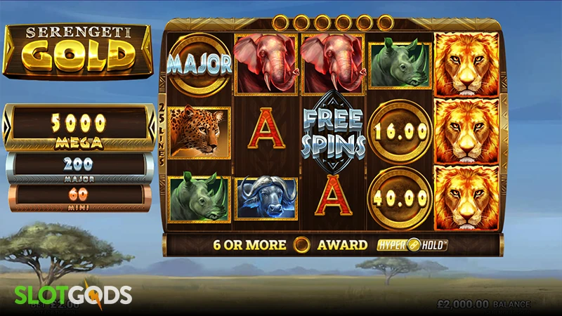 Serengeti Gold Slot - Screenshot 