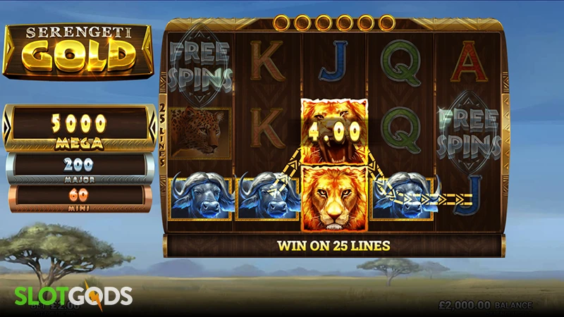 Serengeti Gold Slot - Screenshot 2
