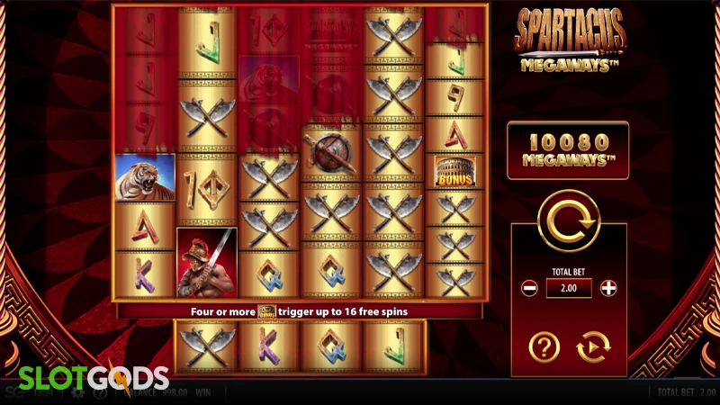 Spartacus Megaways Slot - Screenshot 