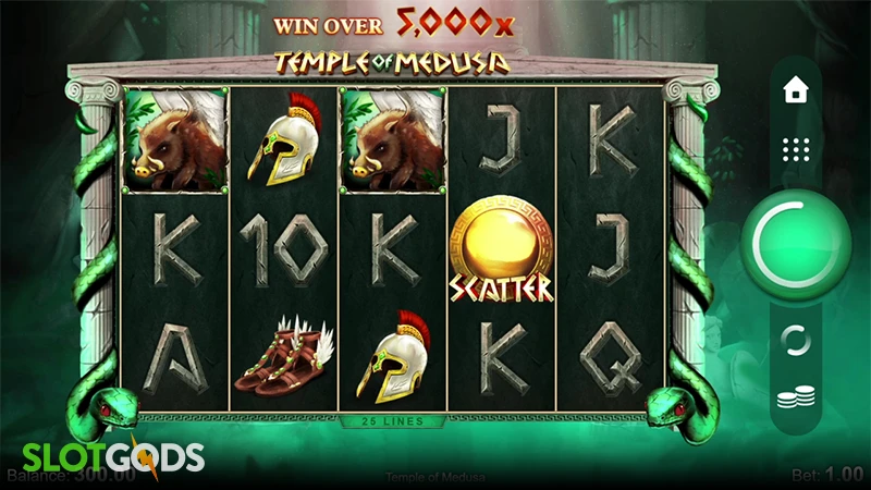 Temple of Medusa Slot - Screenshot 