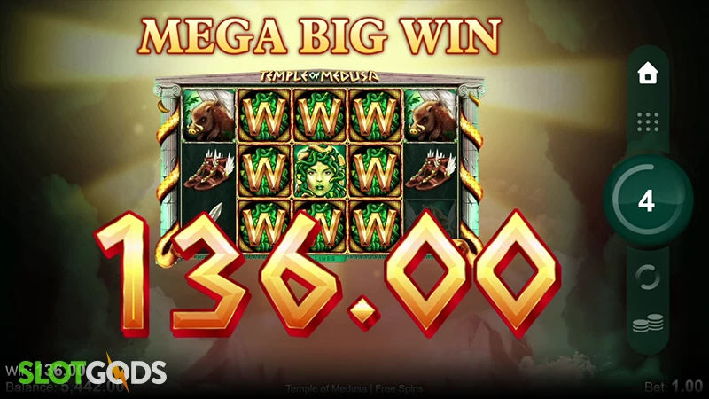 Temple of Medusa Slot - Screenshot 4