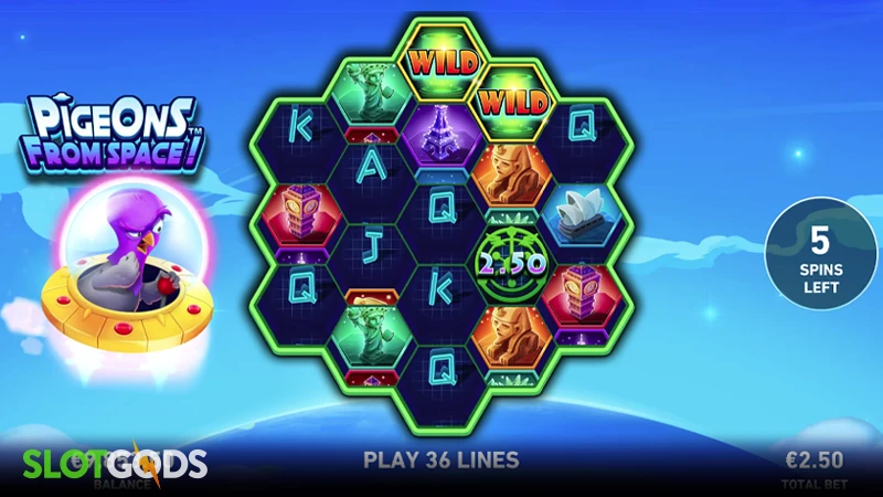 Pigeons from Space Slot - Screenshot 3