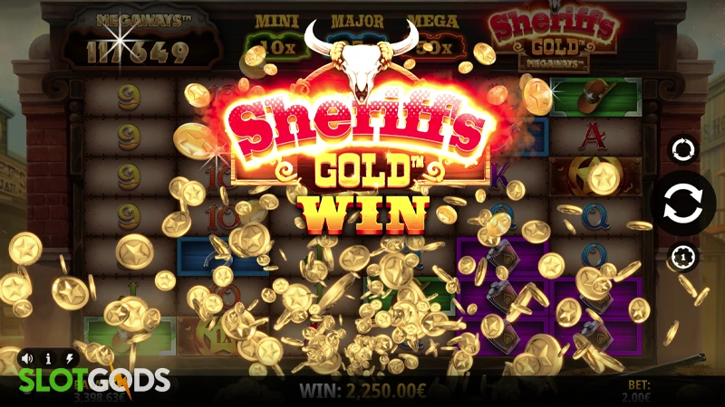 Sheriff's Gold Megaways Slot - Screenshot 4