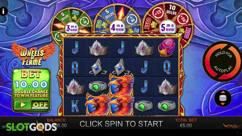Wheels of Flame Slot - Screenshot 