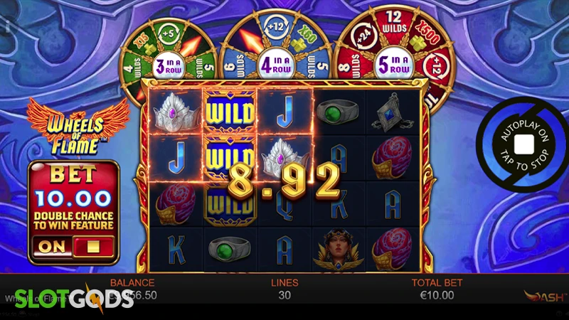 Wheels of Flame Slot - Screenshot 2