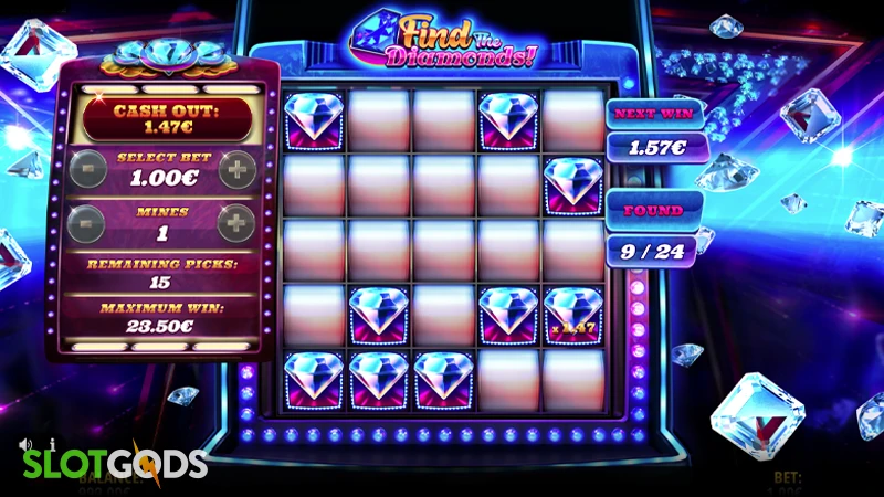 Find The Diamonds Slot - Screenshot 