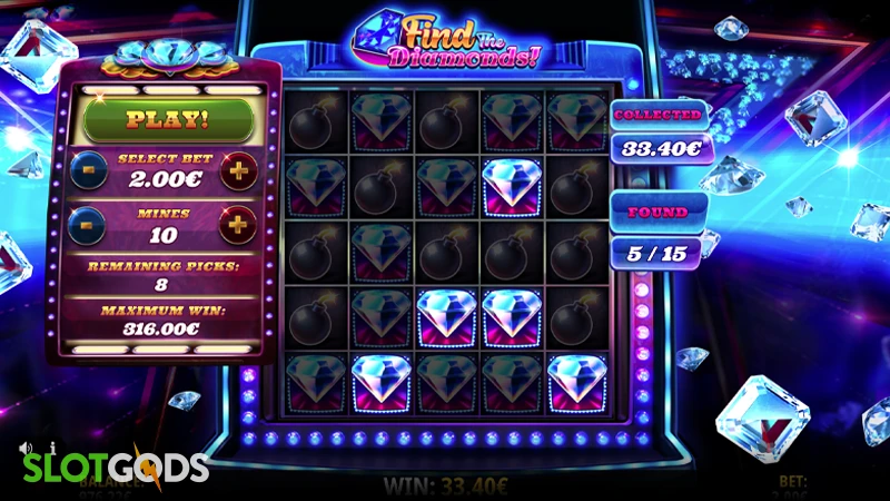 Find The Diamonds Slot - Screenshot 2