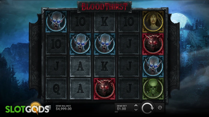 Bloodthirst Slot - Screenshot 
