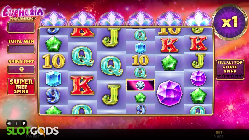 Euphoria Megaways Slot - Screenshot 3