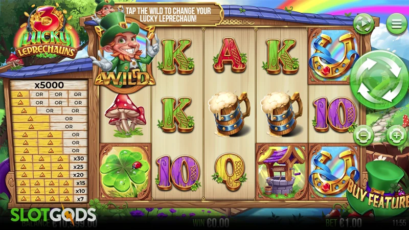 3 Lucky Leprechauns Slot - Screenshot 