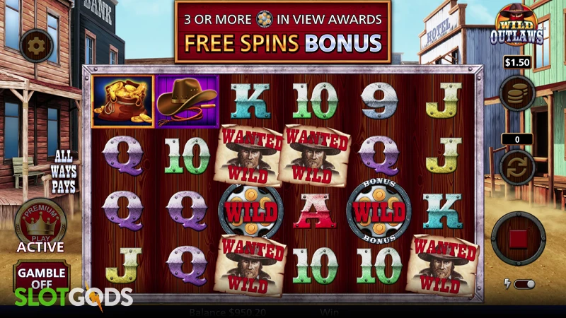 Wild Outlaws Slot - Screenshot 4