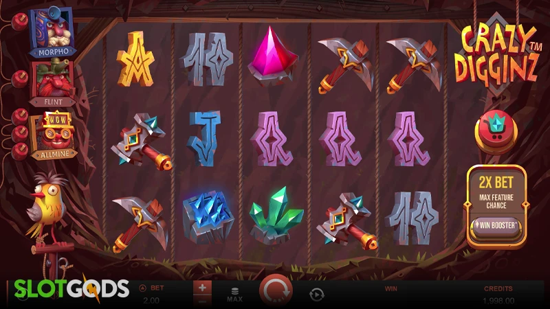 Crazy Digginz: It's all Mine Slot - Screenshot 