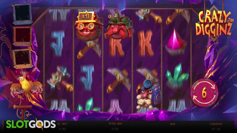 Crazy Digginz: It's all Mine Slot - Screenshot 3