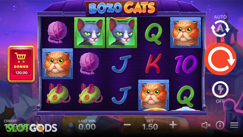 Bozo Cats Slot - Screenshot 