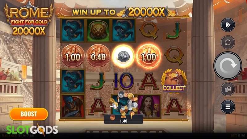 Rome: Fight For Gold Slot - Screenshot 2