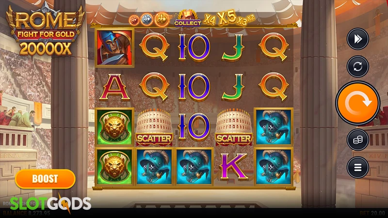 Rome: Fight For Gold Slot - Screenshot 
