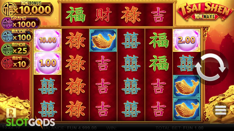 Tsai Shen 10K Ways: Dream Drop Online Slot by ReelPlay
