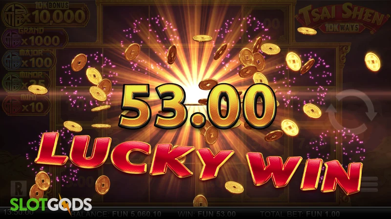 Tsai Shen 10K Ways: Dream Drop Slot - Screenshot 4