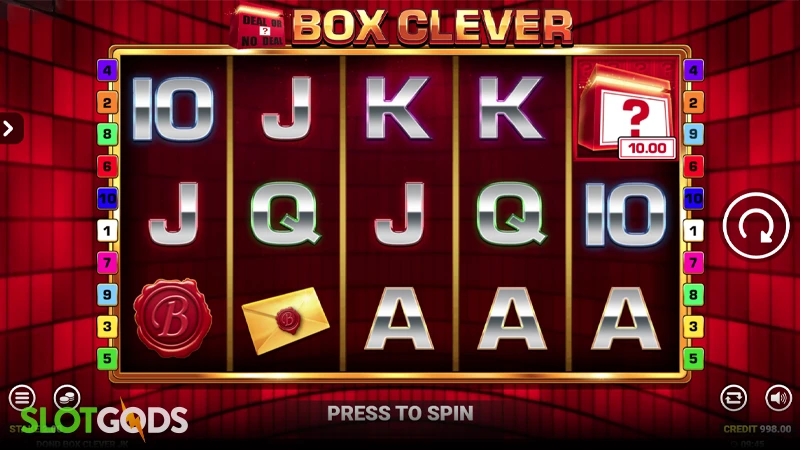 Deal or No Deal Box Clever Jackpot King Slot - Screenshot 