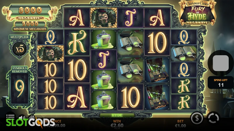 Fury of Hyde Megaways Slot - Screenshot 2