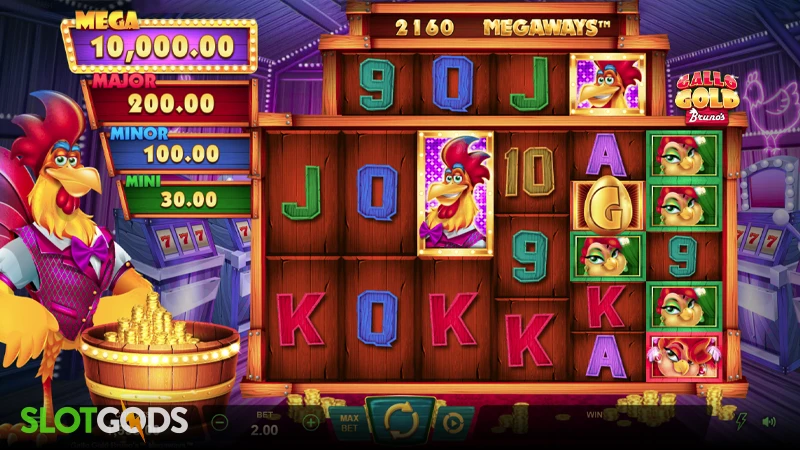 Gallo Gold Bruno’s Megaways Slot - Screenshot 