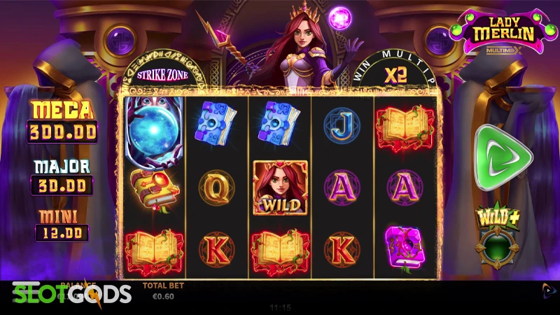 Lady Merlin MultiMax Slot - Screenshot 